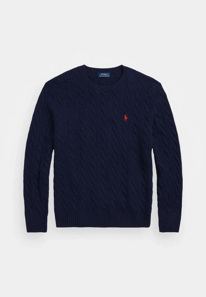 Ralph Lauren Cable-Knit Crew-Neck